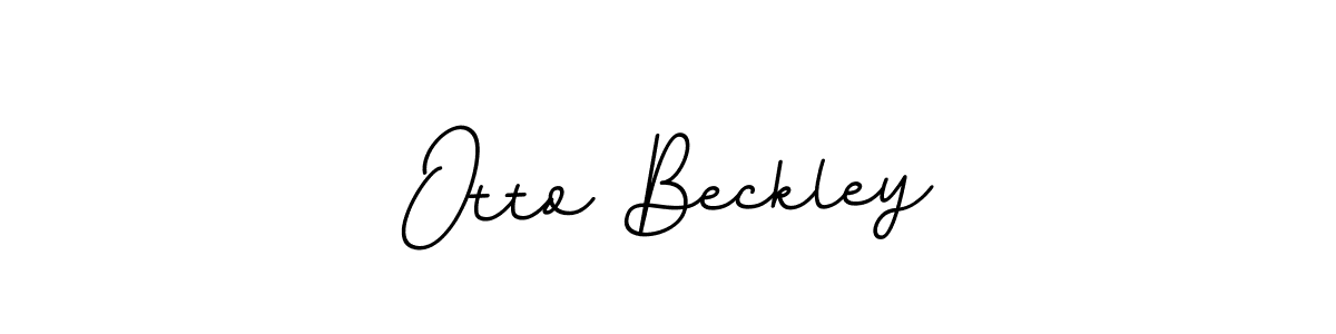 How to make Otto Beckley name signature. Use BallpointsItalic-DORy9 style for creating short signs online. This is the latest handwritten sign. Otto Beckley signature style 11 images and pictures png
