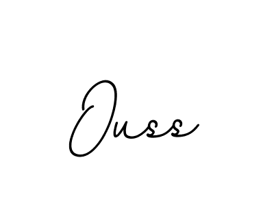 The best way (BallpointsItalic-DORy9) to make a short signature is to pick only two or three words in your name. The name Ouss include a total of six letters. For converting this name. Ouss signature style 11 images and pictures png
