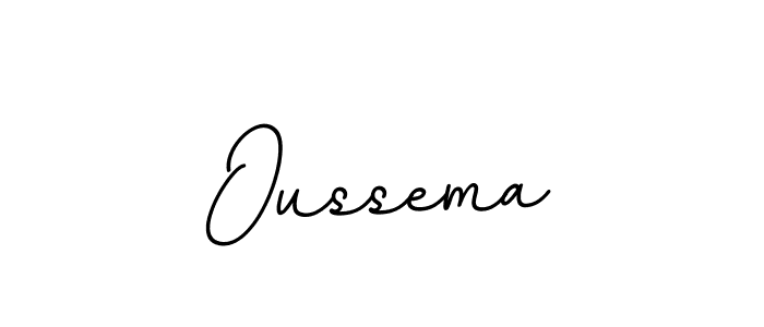 Create a beautiful signature design for name Oussema. With this signature (BallpointsItalic-DORy9) fonts, you can make a handwritten signature for free. Oussema signature style 11 images and pictures png