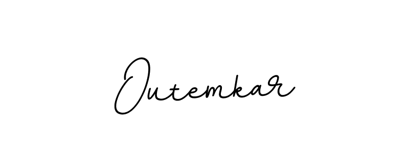How to make Outemkar name signature. Use BallpointsItalic-DORy9 style for creating short signs online. This is the latest handwritten sign. Outemkar signature style 11 images and pictures png