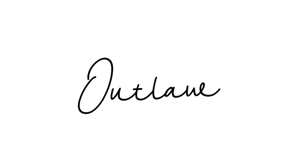 How to make Outlaw name signature. Use BallpointsItalic-DORy9 style for creating short signs online. This is the latest handwritten sign. Outlaw signature style 11 images and pictures png