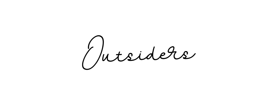 BallpointsItalic-DORy9 is a professional signature style that is perfect for those who want to add a touch of class to their signature. It is also a great choice for those who want to make their signature more unique. Get Outsiders name to fancy signature for free. Outsiders signature style 11 images and pictures png