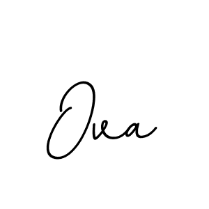 How to make Ova name signature. Use BallpointsItalic-DORy9 style for creating short signs online. This is the latest handwritten sign. Ova signature style 11 images and pictures png