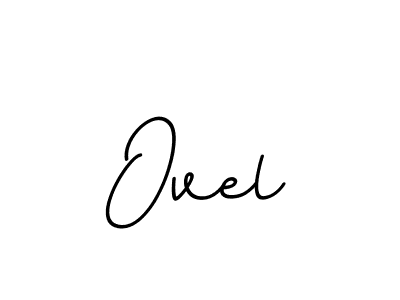Use a signature maker to create a handwritten signature online. With this signature software, you can design (BallpointsItalic-DORy9) your own signature for name Ovel. Ovel signature style 11 images and pictures png