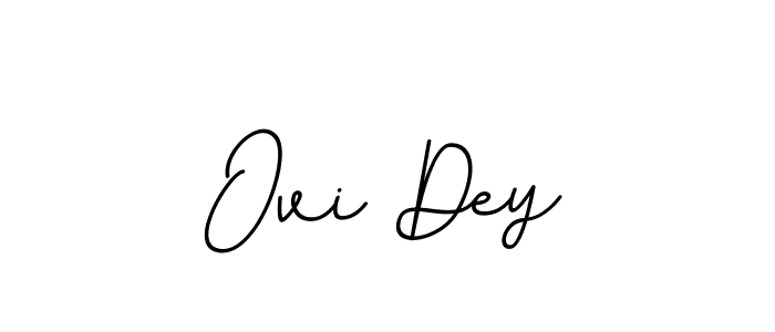 How to make Ovi Dey name signature. Use BallpointsItalic-DORy9 style for creating short signs online. This is the latest handwritten sign. Ovi Dey signature style 11 images and pictures png