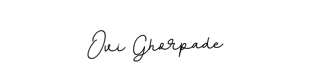 Also we have Ovi Ghorpade name is the best signature style. Create professional handwritten signature collection using BallpointsItalic-DORy9 autograph style. Ovi Ghorpade signature style 11 images and pictures png