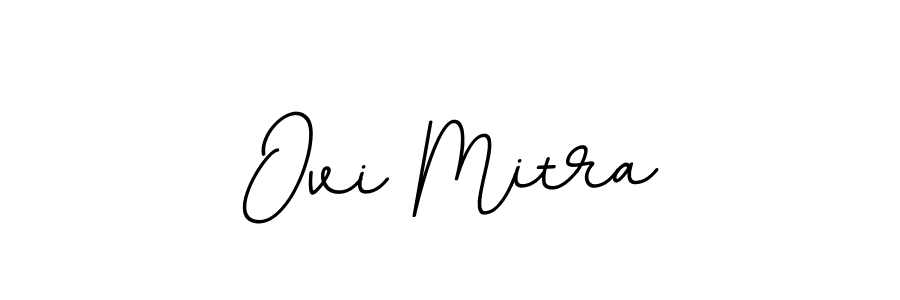 Make a beautiful signature design for name Ovi Mitra. With this signature (BallpointsItalic-DORy9) style, you can create a handwritten signature for free. Ovi Mitra signature style 11 images and pictures png