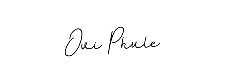 Ovi Phule stylish signature style. Best Handwritten Sign (BallpointsItalic-DORy9) for my name. Handwritten Signature Collection Ideas for my name Ovi Phule. Ovi Phule signature style 11 images and pictures png