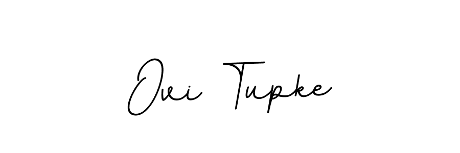 How to make Ovi Tupke name signature. Use BallpointsItalic-DORy9 style for creating short signs online. This is the latest handwritten sign. Ovi Tupke signature style 11 images and pictures png