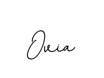 The best way (BallpointsItalic-DORy9) to make a short signature is to pick only two or three words in your name. The name Ovia include a total of six letters. For converting this name. Ovia signature style 11 images and pictures png