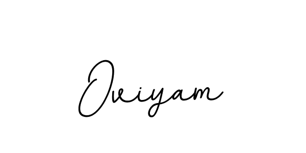 Oviyam stylish signature style. Best Handwritten Sign (BallpointsItalic-DORy9) for my name. Handwritten Signature Collection Ideas for my name Oviyam. Oviyam signature style 11 images and pictures png