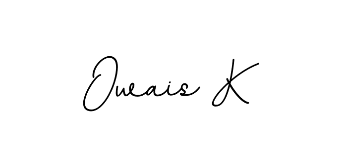 This is the best signature style for the Owais K name. Also you like these signature font (BallpointsItalic-DORy9). Mix name signature. Owais K signature style 11 images and pictures png