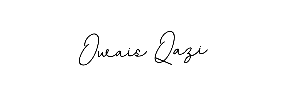 Create a beautiful signature design for name Owais Qazi. With this signature (BallpointsItalic-DORy9) fonts, you can make a handwritten signature for free. Owais Qazi signature style 11 images and pictures png