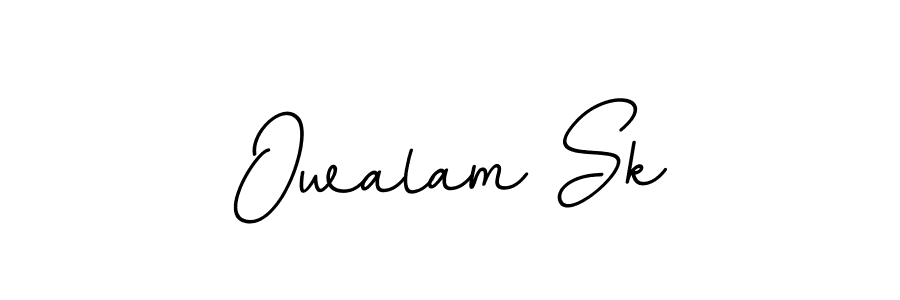 This is the best signature style for the Owalam Sk name. Also you like these signature font (BallpointsItalic-DORy9). Mix name signature. Owalam Sk signature style 11 images and pictures png