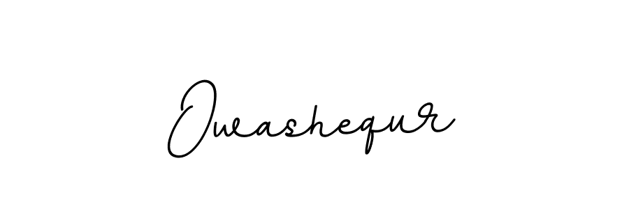 The best way (BallpointsItalic-DORy9) to make a short signature is to pick only two or three words in your name. The name Owashequr include a total of six letters. For converting this name. Owashequr signature style 11 images and pictures png