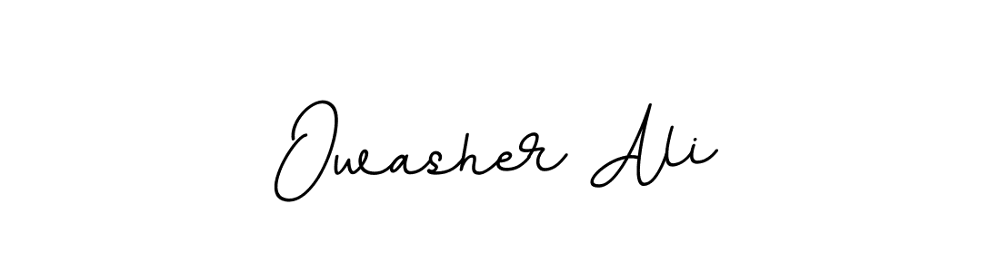 The best way (BallpointsItalic-DORy9) to make a short signature is to pick only two or three words in your name. The name Owasher Ali include a total of six letters. For converting this name. Owasher Ali signature style 11 images and pictures png