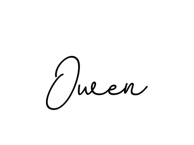 The best way (BallpointsItalic-DORy9) to make a short signature is to pick only two or three words in your name. The name Owen include a total of six letters. For converting this name. Owen signature style 11 images and pictures png