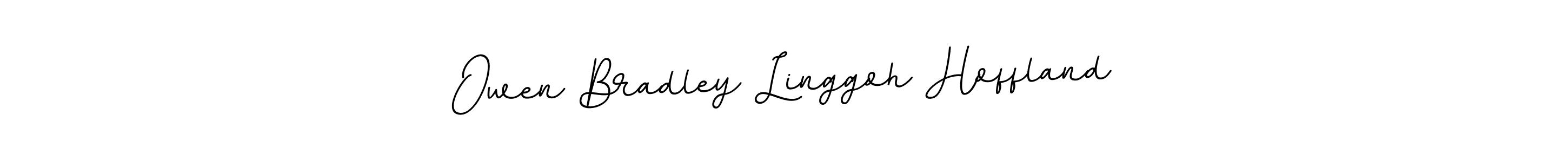 Use a signature maker to create a handwritten signature online. With this signature software, you can design (BallpointsItalic-DORy9) your own signature for name Owen Bradley Linggoh Hoffland. Owen Bradley Linggoh Hoffland signature style 11 images and pictures png