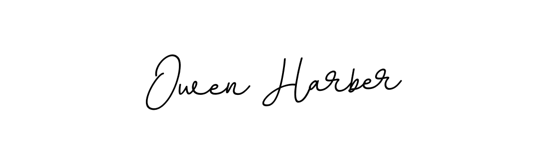 How to make Owen Harber name signature. Use BallpointsItalic-DORy9 style for creating short signs online. This is the latest handwritten sign. Owen Harber signature style 11 images and pictures png