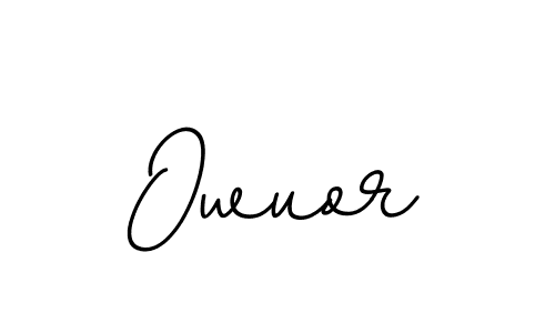 Also we have Owuor name is the best signature style. Create professional handwritten signature collection using BallpointsItalic-DORy9 autograph style. Owuor signature style 11 images and pictures png