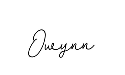 Use a signature maker to create a handwritten signature online. With this signature software, you can design (BallpointsItalic-DORy9) your own signature for name Owynn. Owynn signature style 11 images and pictures png