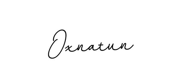 Create a beautiful signature design for name Oxnatun. With this signature (BallpointsItalic-DORy9) fonts, you can make a handwritten signature for free. Oxnatun signature style 11 images and pictures png