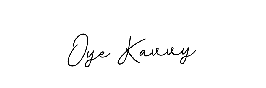 Use a signature maker to create a handwritten signature online. With this signature software, you can design (BallpointsItalic-DORy9) your own signature for name Oye Kavvy. Oye Kavvy signature style 11 images and pictures png