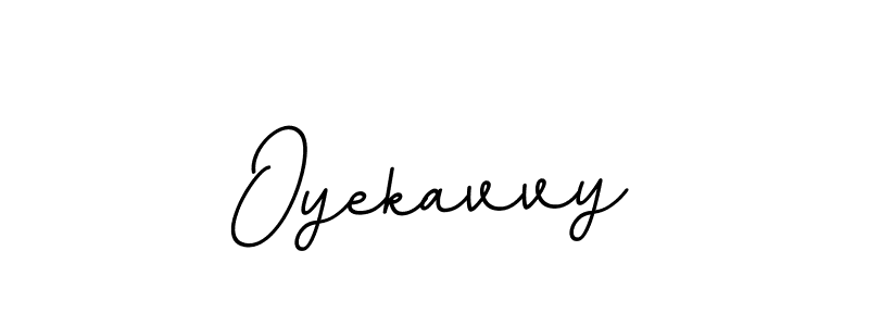 Create a beautiful signature design for name Oyekavvy. With this signature (BallpointsItalic-DORy9) fonts, you can make a handwritten signature for free. Oyekavvy signature style 11 images and pictures png