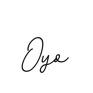 You should practise on your own different ways (BallpointsItalic-DORy9) to write your name (Oyo) in signature. don't let someone else do it for you. Oyo signature style 11 images and pictures png