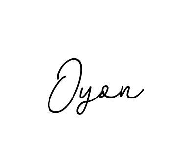 How to make Oyon name signature. Use BallpointsItalic-DORy9 style for creating short signs online. This is the latest handwritten sign. Oyon signature style 11 images and pictures png