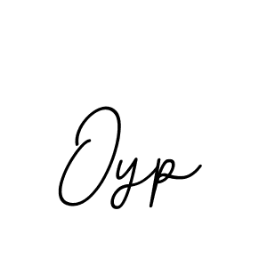 How to make Oyp name signature. Use BallpointsItalic-DORy9 style for creating short signs online. This is the latest handwritten sign. Oyp signature style 11 images and pictures png