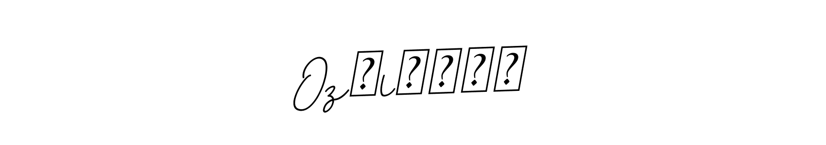 Similarly BallpointsItalic-DORy9 is the best handwritten signature design. Signature creator online .You can use it as an online autograph creator for name Ozılㅤ⁹⁵™. Ozılㅤ⁹⁵™ signature style 11 images and pictures png