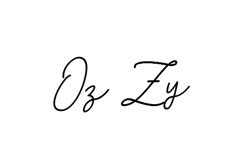 It looks lik you need a new signature style for name Oz Zy. Design unique handwritten (BallpointsItalic-DORy9) signature with our free signature maker in just a few clicks. Oz Zy signature style 11 images and pictures png