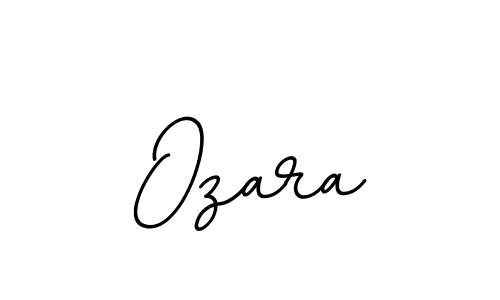 Design your own signature with our free online signature maker. With this signature software, you can create a handwritten (BallpointsItalic-DORy9) signature for name Ozara. Ozara signature style 11 images and pictures png