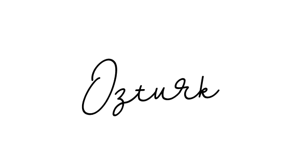 Ozturk stylish signature style. Best Handwritten Sign (BallpointsItalic-DORy9) for my name. Handwritten Signature Collection Ideas for my name Ozturk. Ozturk signature style 11 images and pictures png