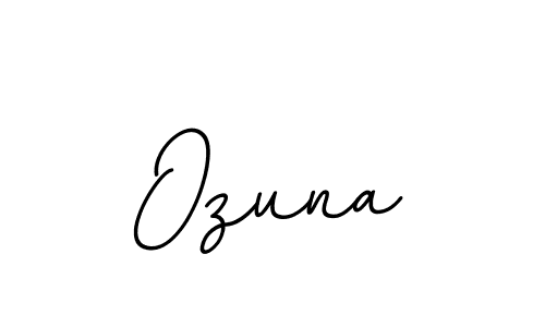 Design your own signature with our free online signature maker. With this signature software, you can create a handwritten (BallpointsItalic-DORy9) signature for name Ozuna. Ozuna signature style 11 images and pictures png