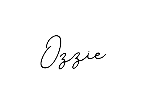 Create a beautiful signature design for name Ozzie. With this signature (BallpointsItalic-DORy9) fonts, you can make a handwritten signature for free. Ozzie signature style 11 images and pictures png