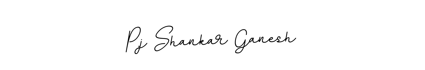 Use a signature maker to create a handwritten signature online. With this signature software, you can design (BallpointsItalic-DORy9) your own signature for name P,j Shankar Ganesh. P,j Shankar Ganesh signature style 11 images and pictures png