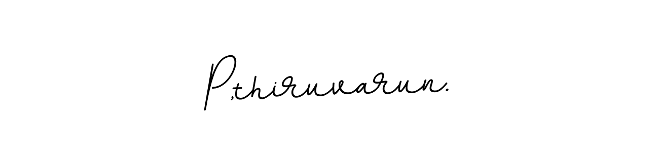 This is the best signature style for the P,thiruvarun. name. Also you like these signature font (BallpointsItalic-DORy9). Mix name signature. P,thiruvarun. signature style 11 images and pictures png