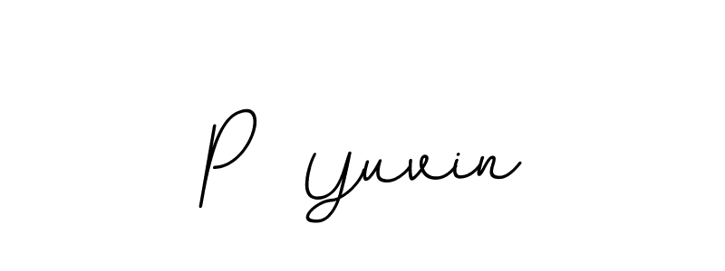 Also we have P  Yuvin name is the best signature style. Create professional handwritten signature collection using BallpointsItalic-DORy9 autograph style. P  Yuvin signature style 11 images and pictures png
