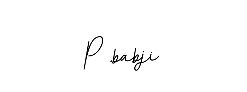 How to Draw P .babji signature style? BallpointsItalic-DORy9 is a latest design signature styles for name P .babji. P .babji signature style 11 images and pictures png