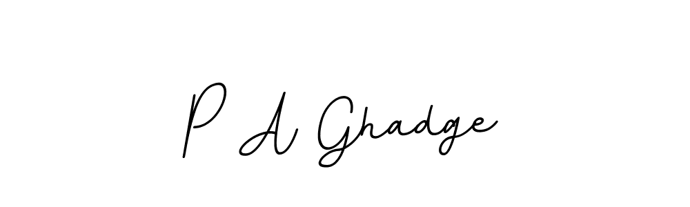 BallpointsItalic-DORy9 is a professional signature style that is perfect for those who want to add a touch of class to their signature. It is also a great choice for those who want to make their signature more unique. Get P A Ghadge name to fancy signature for free. P A Ghadge signature style 11 images and pictures png