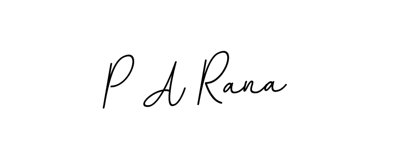 Create a beautiful signature design for name P A Rana. With this signature (BallpointsItalic-DORy9) fonts, you can make a handwritten signature for free. P A Rana signature style 11 images and pictures png