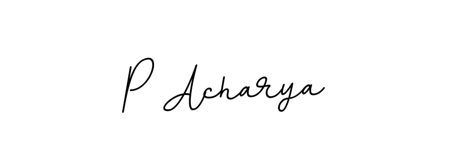 The best way (BallpointsItalic-DORy9) to make a short signature is to pick only two or three words in your name. The name P Acharya include a total of six letters. For converting this name. P Acharya signature style 11 images and pictures png