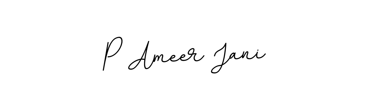 Make a beautiful signature design for name P Ameer Jani. Use this online signature maker to create a handwritten signature for free. P Ameer Jani signature style 11 images and pictures png