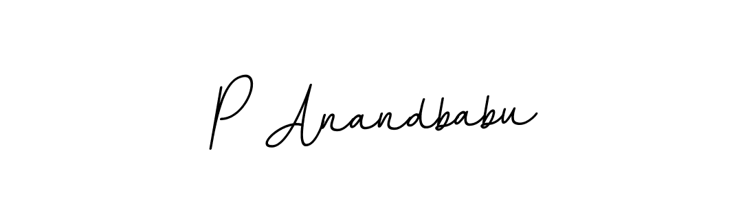 You should practise on your own different ways (BallpointsItalic-DORy9) to write your name (P Anandbabu) in signature. don't let someone else do it for you. P Anandbabu signature style 11 images and pictures png