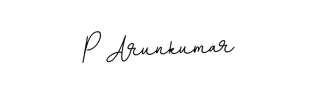 P Arunkumar stylish signature style. Best Handwritten Sign (BallpointsItalic-DORy9) for my name. Handwritten Signature Collection Ideas for my name P Arunkumar. P Arunkumar signature style 11 images and pictures png