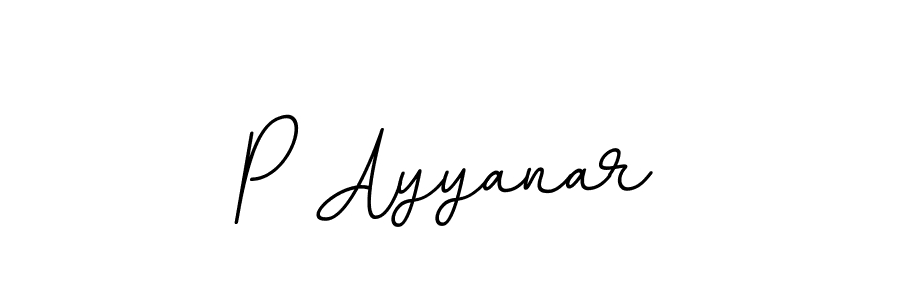 The best way (BallpointsItalic-DORy9) to make a short signature is to pick only two or three words in your name. The name P Ayyanar include a total of six letters. For converting this name. P Ayyanar signature style 11 images and pictures png