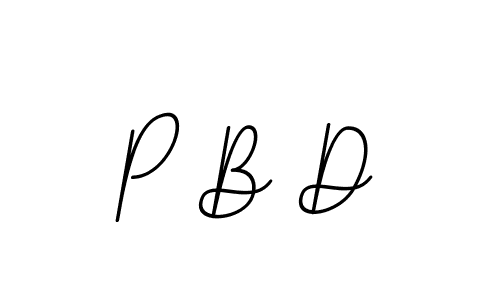 You should practise on your own different ways (BallpointsItalic-DORy9) to write your name (P B D) in signature. don't let someone else do it for you. P B D signature style 11 images and pictures png