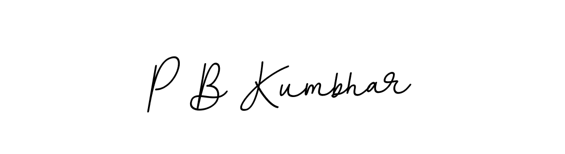 Make a beautiful signature design for name P B Kumbhar. Use this online signature maker to create a handwritten signature for free. P B Kumbhar signature style 11 images and pictures png